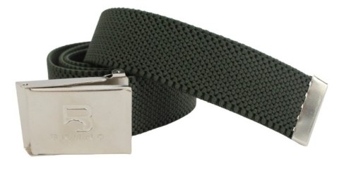 Pasek Gumowa Plecionka Polska Galanteria (PL) Super Rozciągliwy 40 mm Klamra Zatrzaskowa Szeroki Zakres Zapinania CIEMNY ZIELONY