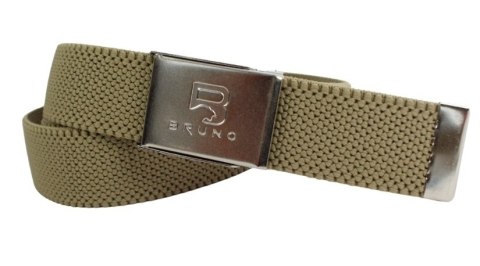 Pasek Gumowa Plecionka Polska Galanteria (PL) Super Rozciągliwy 40 mm Klamra Zatrzaskowa Szeroki Zakres Zapinania KHAKI