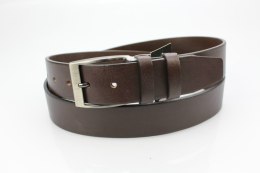 Pasek Skórzany Męski PAS-MAX (PL) CZEKOLADOWY Gładki 40 mm NADWYMIAR BARDZO DŁUGI XXL k43