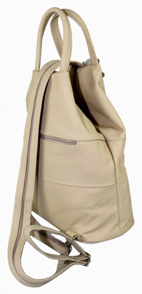 Plecak Skórzany PolskaGalanteria (PL) JOANNA BISZKOPTOWY Skóra Naturalna Licowa