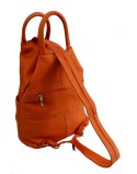 Plecak Skórzany PolskaGalanteria (PL) JOANNA JASNY POMARAŃCZOWY Skóra Naturalna Licowa