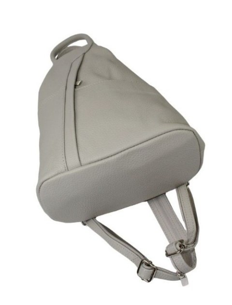 Plecak Skórzany PolskaGalanteria (PL) JOANNA Skóra Naturalna Licowa JASNY GOŁĘBI