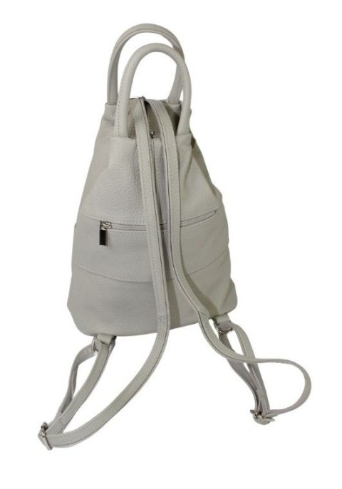 Plecak Skórzany PolskaGalanteria (PL) JOANNA Skóra Naturalna Licowa JASNY GOŁĘBI