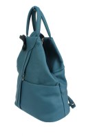 Plecak Skórzany PolskaGalanteria (PL) JOANNA TURKUSOWY Skóra Naturalna Licowa