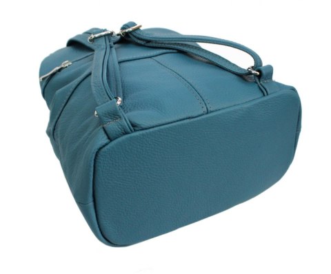 Plecak Skórzany PolskaGalanteria (PL) JOANNA TURKUSOWY Skóra Naturalna Licowa