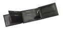 Portfel Męski Polska Galanteria (PL) Skóra Licowa Duży Poziomy Bez Zapięcia RFID N992 CZARNY 13 x 9,5 x 2,5 [cm]