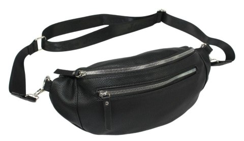 Saszetka Na Pas Biodrówka Superlekka Kompaktowa Nerka Jennifer Jones Na Spacery, Podróże CZARNA 3153 33 x 9 x 16 [cm] 