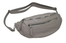 Saszetka Na Pas Biodrówka Superlekka Kompaktowa Nerka Jennifer Jones Na Spacery, Podróże SZARA 3153 33 x 9 x 16 [cm] 