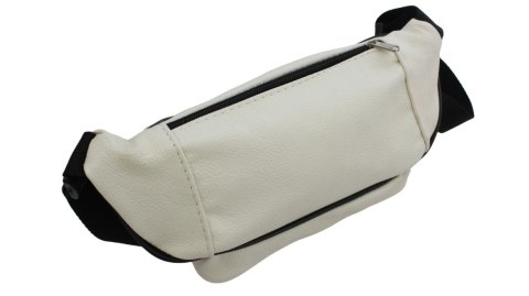 Saszetka Skórzana Na Pas Biodrówka Nerka Średnia BIAŁA GRETOS (PL) MAROUS Skóra Naturalna 29 x 13 x 9 [cm]