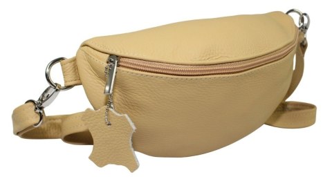 Saszetka Skórzana Na Pas Na Skos Kangurka Biodrówka Nerka MAGRE (PL) Skóra Naturalna DUO
