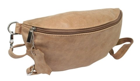 Saszetka Skórzana Na Pas Na Skos Kangurka Biodrówka Nerka MAGRE (PL) Skóra Naturalna DUO