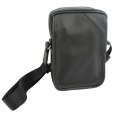 Skórzana Torba Na Ramię Pionowa GRETOS (PL) CZARNA Listonoszka Z Klapką 21 x 13 x 7 [cm]
