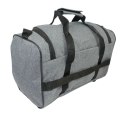 Solidna Mała Torba Podróżna Na Siłownie PETERSON TBP-6 SZARA 40 x 24 x 21 [cm]