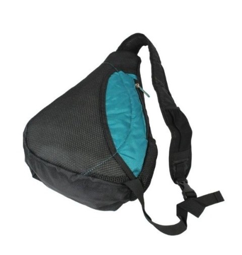Sportowy Plecak Na Jedno Ramię BAG STREET Praktyczny I Wygodny TURKUSOWY 4388 35 x 25 x 7 [cm]