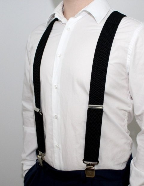 Szelki Do Spodni Polska Galanteria (PL) Z Materiału Regulowane Podwójne Typ X JEANS