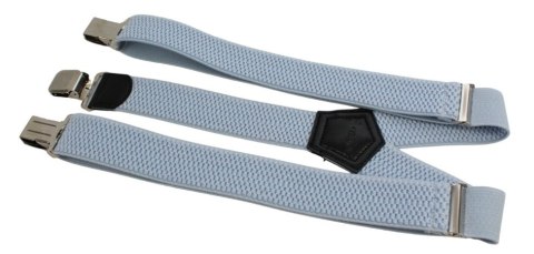 Szelki Do Spodni Polska Galanteria (PL) Z Materiału Regulowane Pojedyncze Typ Y BŁĘKITNE