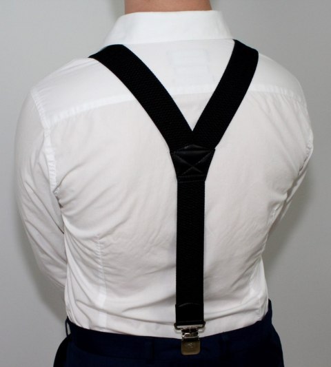 Szelki Do Spodni Polska Galanteria (PL) Z Materiału Regulowane Pojedyncze Typ Y CZEKOLADOWE