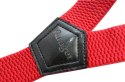 Szelki Do Spodni Polska Galanteria (PL) Z Materiału Regulowane Pojedyncze Typ Y CZERWONE