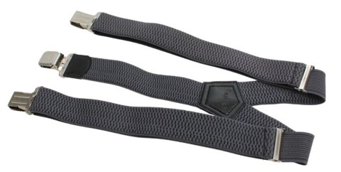 Szelki Do Spodni Polska Galanteria (PL) Z Materiału Regulowane Pojedyncze Typ Y SZARE