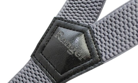 Szelki Do Spodni Polska Galanteria (PL) Z Materiału Regulowane Pojedyncze Typ Y SZARE