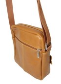 Torba Męska Sórzana MAGRE (PL) Pionowa JANEK BIS De Lux Skóra Naturalna KARMELOWY 20 x 21 x 6 [cm]