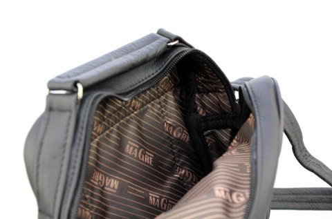 Torba męska skórzana MAGRE (PL) Pionowa Filip DeLuxe BRĄZOWY 25 x 20 x 11 [cm]