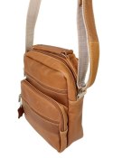 Torba męska skórzana MAGRE (PL) Pionowa Filip DeLuxe BRĄZOWY 25 x 20 x 11 [cm]
