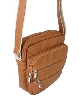 Torba męska skórzana MAGRE (PL) Pionowa RYSZARD DeLuxe BRĄZOWY 22 x 21 x 7,5 [cm]