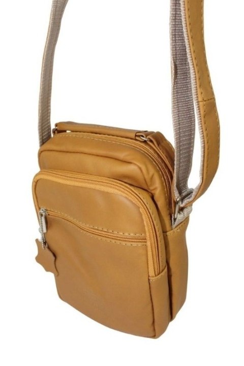 Torba męska skórzana MAGRE (PL) Pionowa Skóra Naturalna EDEK DeLuxe TOFFI 22 x 16 x 8 [cm]