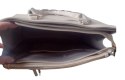 Torebka Skóra Włoska ROVICKY (PL) Elegancki Stylowy Kuferek 1117 KREMOWA 33 x 26 x 13 [cm]