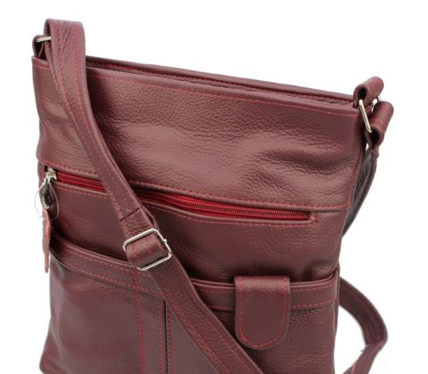 Torebka Skórzana MAGRE (PL) ANIA Listonoszka Skóra Naturalna BURACZKOWY