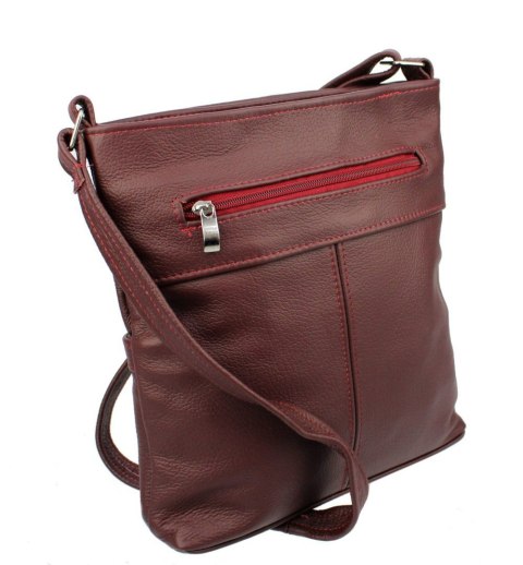 Torebka Skórzana MAGRE (PL) ANIA Listonoszka Skóra Naturalna BURACZKOWY