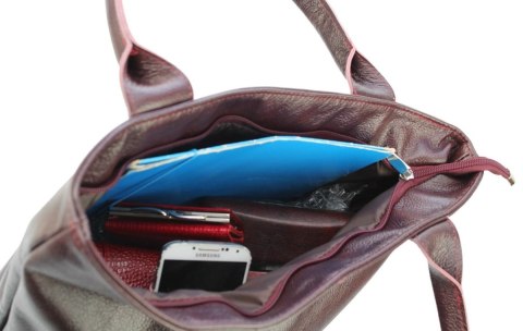 Torebka Skórzana MAGRE (PL) KLEOPATRA Shopper Bag Skóra Naturalna ZIEMISTY 