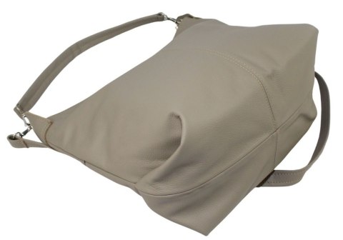 Torebka Skórzana Magre (PL) FIONA Skóra Naturalna JASNA BEŻOWA