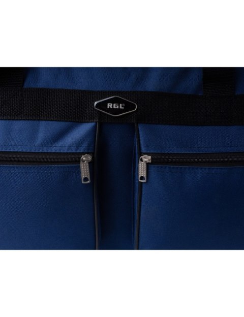 Duża Pojemna Torba Podróżna Na Kółkach RGL A2 CZARNA 80 x 40 x 36 [cm]