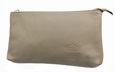 Duża Prosta Saszetka/Kosmetyczka MaGre (PL) DeLuxe Skóra Naturalna Extra Bardzo Wytrzymała 25 x 14cm