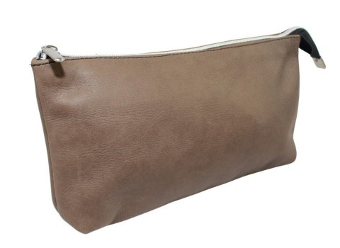 Duża Prosta Saszetka/Kosmetyczka MaGre (PL) DeLuxe Skóra Naturalna Extra Bardzo Wytrzymała 25 x 14cm