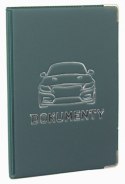 Eleganckie Etui Na Karty Dokumenty Dowód Rejestracyjny Polska Galanteria (PL) Duże Pionowe Na Trzy "Dokumenty Samochód" 041462