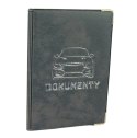 Eleganckie Etui Na Karty Dokumenty Dowód Rejestracyjny Polska Galanteria (PL) Duże Pionowe Na Trzy "Dokumenty Samochód" 041462