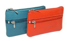 Etui Na Klucze Skórzane Jennifer Jones Skóra Naturalna Kluczówka Wzór II  Na Jeden Komplet Kluczy JJ577 11 x 6,5 x 1 [cm]