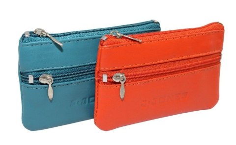 Etui Na Klucze Skórzane Jennifer Jones Skóra Naturalna Kluczówka Wzór II  Na Jeden Komplet Kluczy JJ577 11 x 6,5 x 1 [cm]