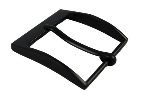 Klamra Do Paska Męskiego Skórzanego 40 mm Czarna