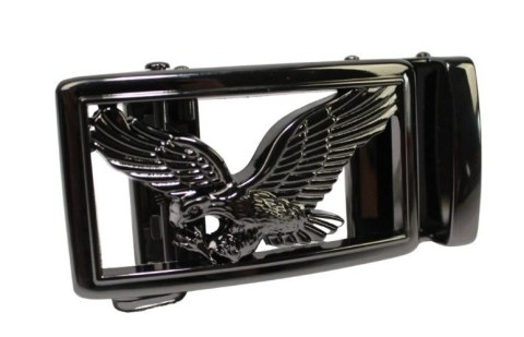 Klamra Do Paska Męskiego Wizytowego Z Mechanizmem Ząbkowym ,,CZARNY ORZEŁ,, AUTOMAT/ZĄBEK Garnitur 35 mm KAZ35/7