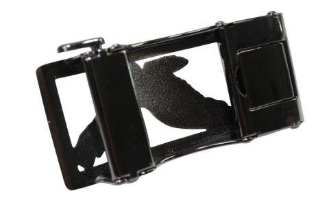 Klamra Do Paska Męskiego Wizytowego Z Mechanizmem Ząbkowym ,,CZARNY ORZEŁ,, AUTOMAT/ZĄBEK Garnitur 35 mm KAZ35/7