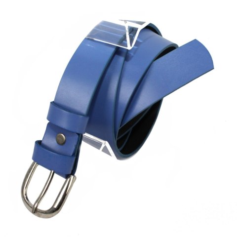 Pasek Damski COMPLEX 30 mm Gładki JASNY NIEBIESKI Szerokość Standardowa