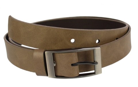 Pasek Damski Skórzany Gładki COMPLEX (PL) 30 mm CAPPUCINO Szerokość Standardowa