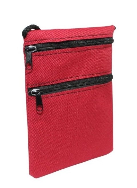 Paszportówka Materiał 2 Zamki MAGRE Na Szyję (PL) 16 x 11 [cm]