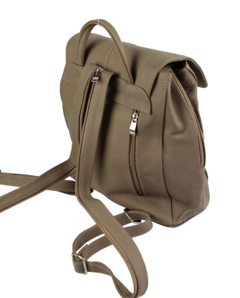 Plecak Skórzany MAGRE (PL) NATALIA Skóra Naturalna Licowa BEŻOWA