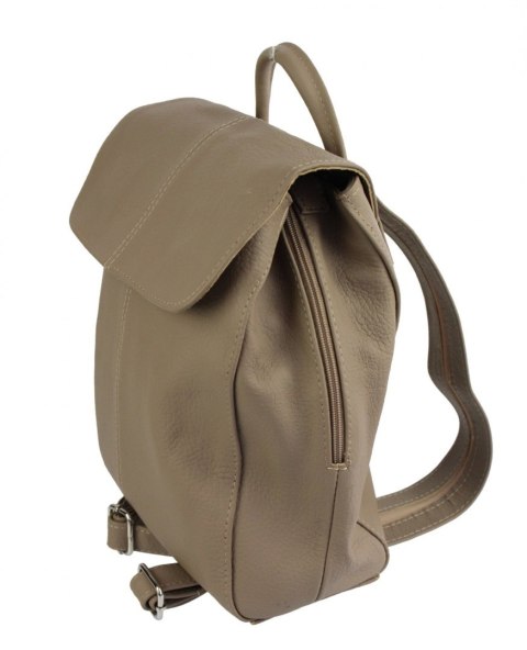 Plecak Skórzany MAGRE (PL) NATALIA Skóra Naturalna Licowa BEŻOWA