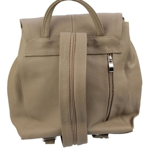 Plecak Skórzany MAGRE (PL) NATALIA Skóra Naturalna Licowa BEŻOWA